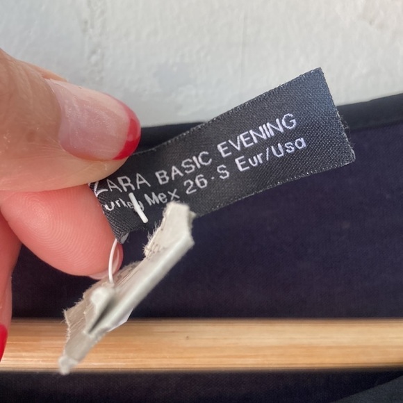 Zara Basic Evening Colorblock Blouse - Picture 3 of 4